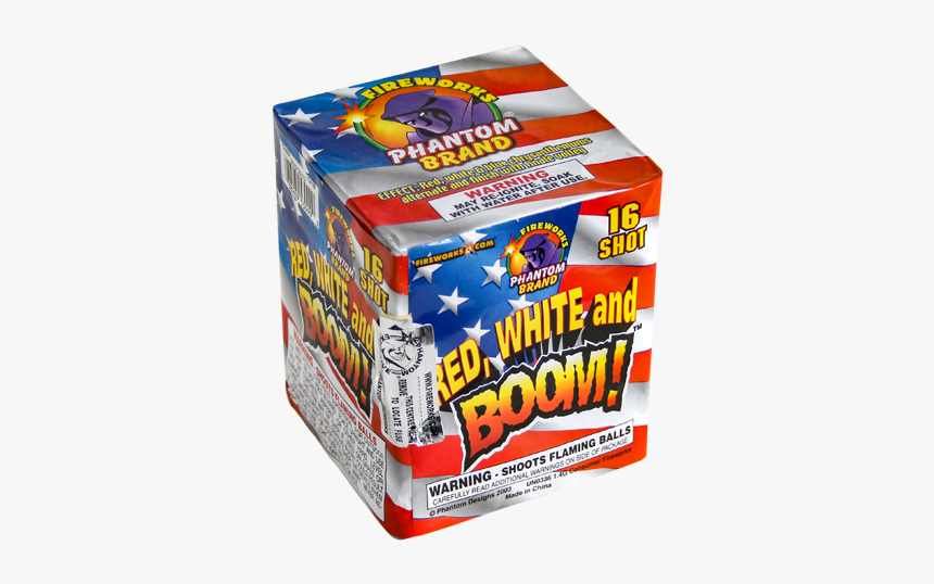 200 Gram Firework Repeater Red White And Boom - Carton, HD Png Download, Free Download