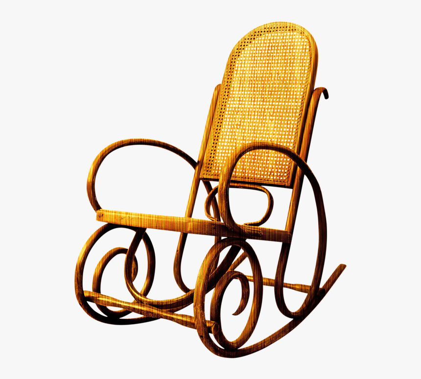 Wood Rocking Chair Png, Transparent Png, Free Download