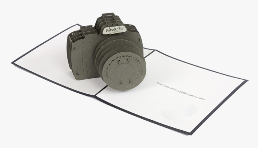 Camera Pop Up Card Template, HD Png Download, Free Download