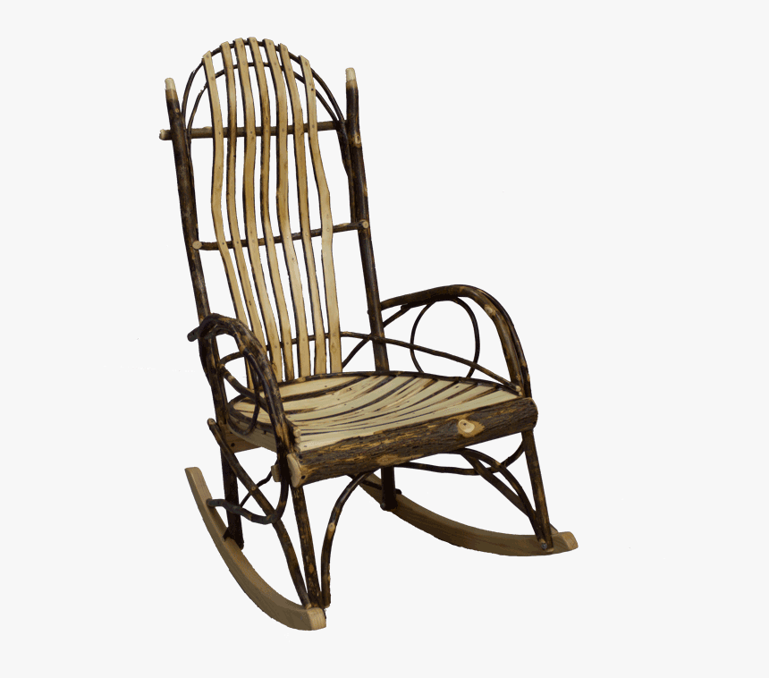 Hickory Log Legacy Rocking Chair - Log Furniture Rocking Chair, HD Png Download, Free Download