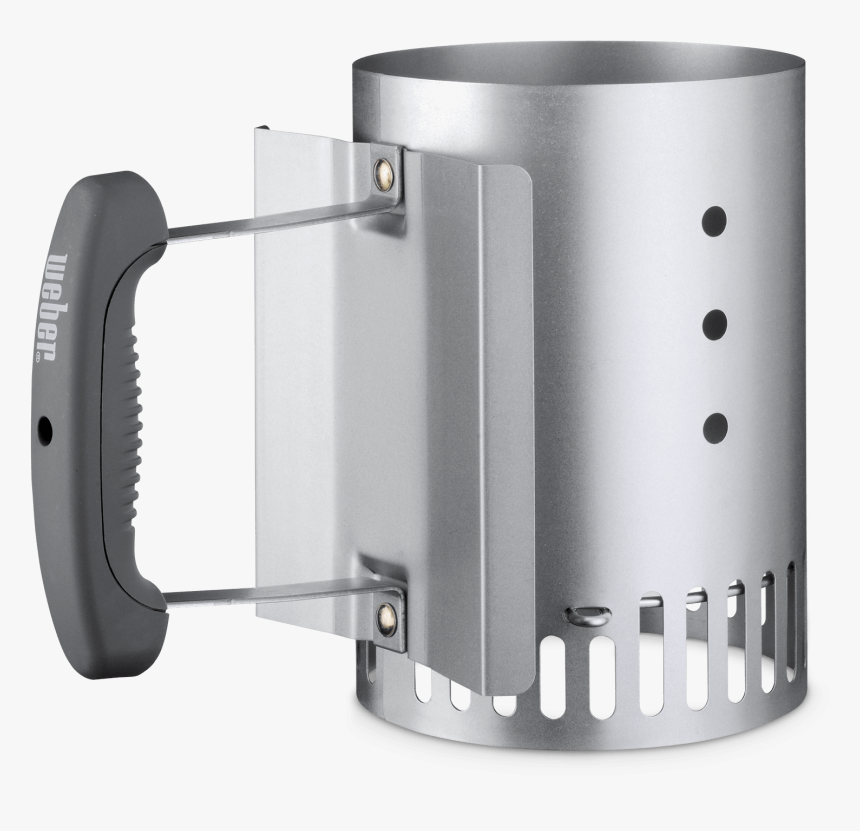Rapidfire Compact Chimney Starter View - Weber Rapidfire Chimney Starter, HD Png Download, Free Download