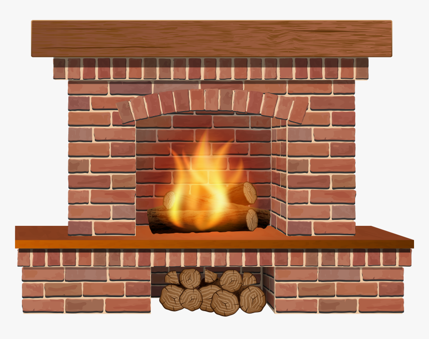 Christmas Png Clip Art - Fireplace Clipart, Transparent Png, Free Download