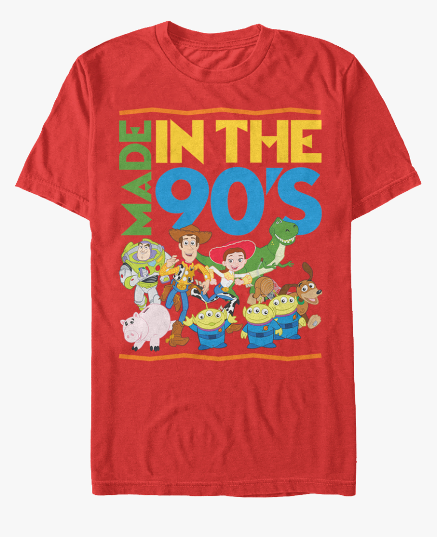 Toy Story Made In The 90s T-shirt, HD Png Download, Free Download