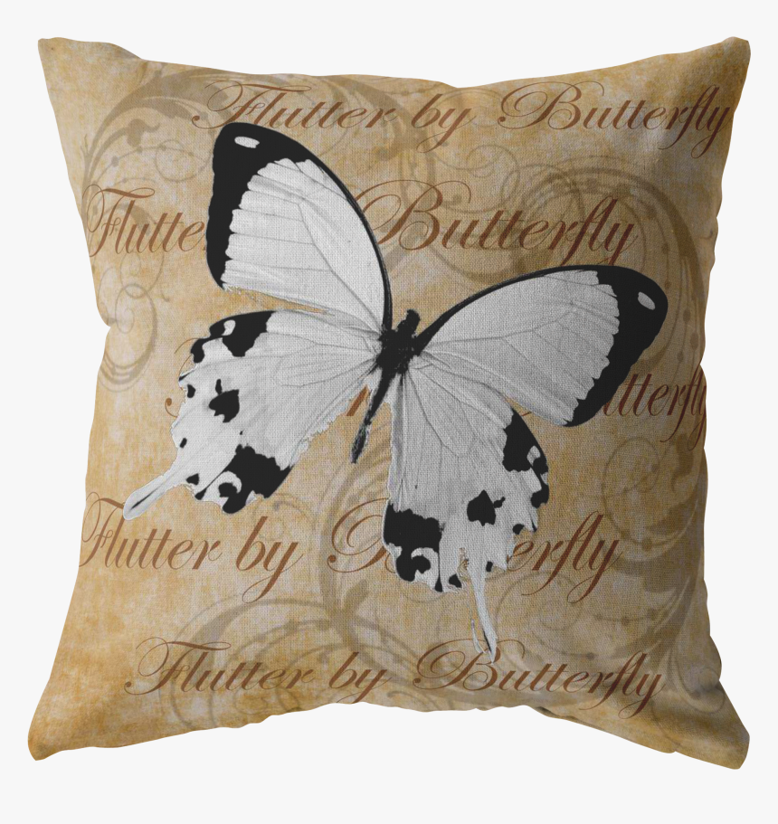White Butterfly Nature Digital Collage Throw Pillow"
 - Nicolas Cage Meme Pillow, HD Png Download, Free Download