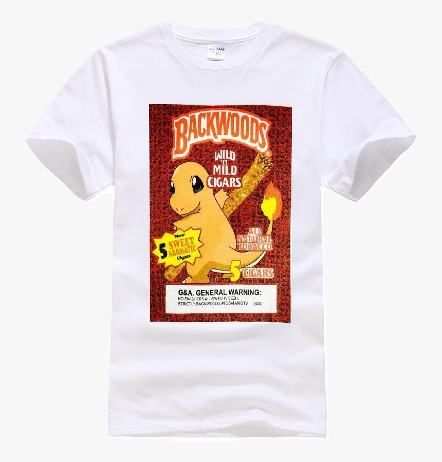 Charmander Pokemon Backwoods T-shirt - Backwoods Pokemon Shirt, HD Png Download, Free Download