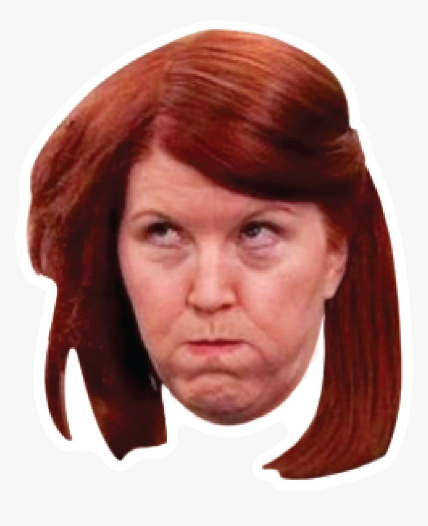 Meredith Celebrity Head Sticker - Meredith From The Office Memes, HD Png Download, Free Download