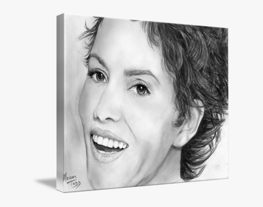 Pencil Drawing Of Celebrity Hallie Berry Face - Sketch, HD Png Download, Free Download