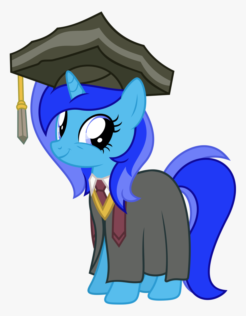 Fuzzybrushy, Clothes, Female, Graduation Cap, Hat, - Cartoon, HD Png Download, Free Download