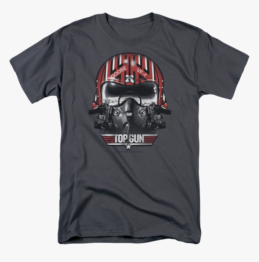 Goose Helmet Top Gun T-shirt - Maverick Top Gun Tshirt, HD Png Download, Free Download