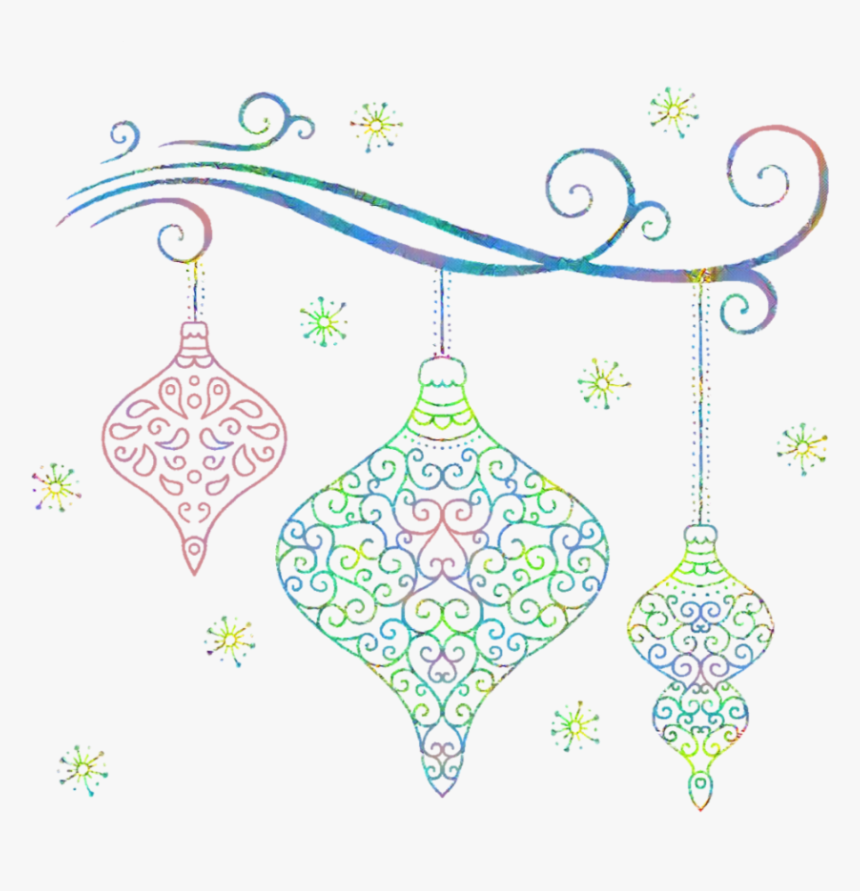 #freetoedit #rainbow #hanging #ornaments #decoration - Drawing, HD Png Download, Free Download