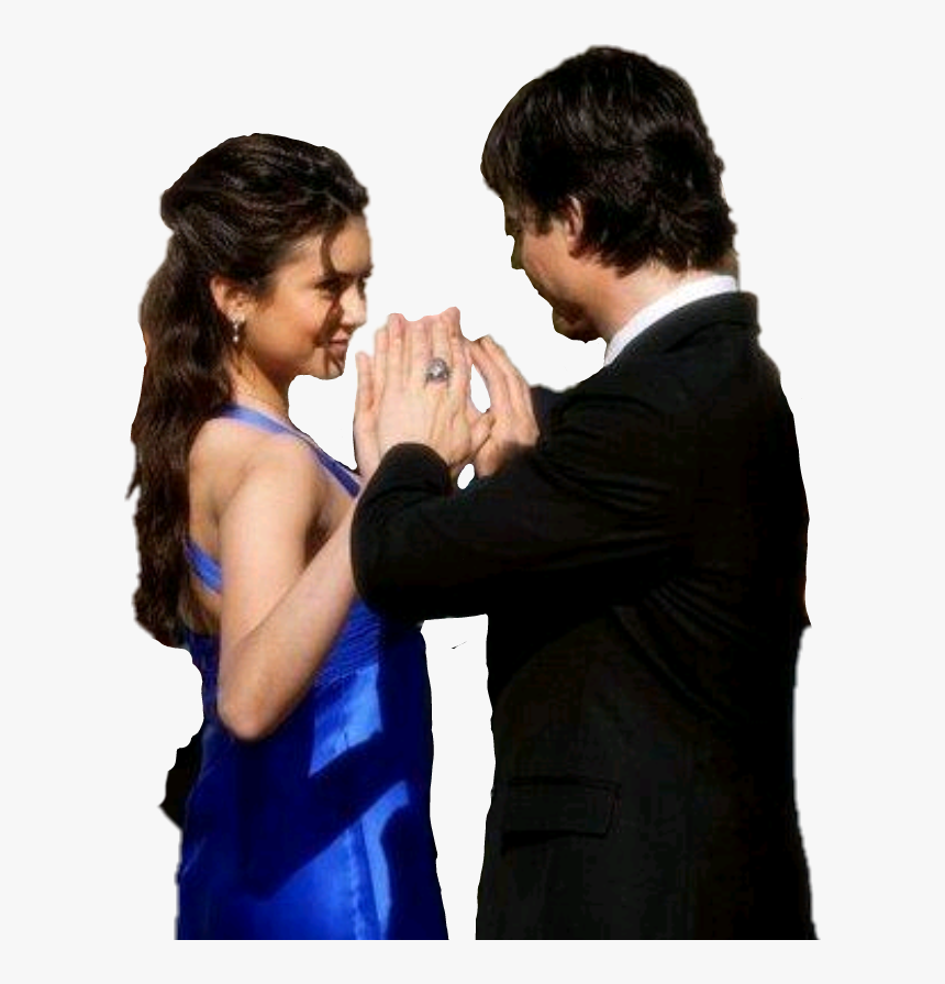 #delena #ninadobrev #iansomerhalder #tvd - Delena Tvd Png, Transparent Png, Free Download