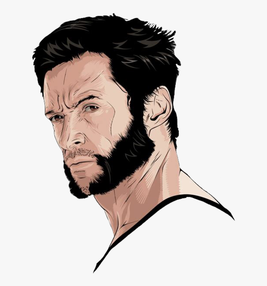 Wolverine Hugh Jackman Drawing, HD Png Download, Free Download