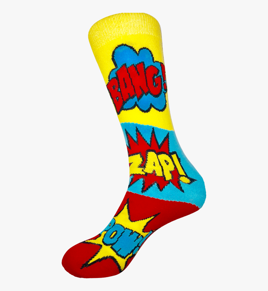 Sock Rocket Comic Book Socks - Sock, HD Png Download, Free Download