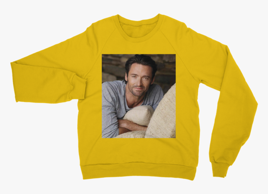 Hugh Jackman Smiling ﻿classic Adult Sweatshirt"
 Class= - Sweater, HD Png Download, Free Download