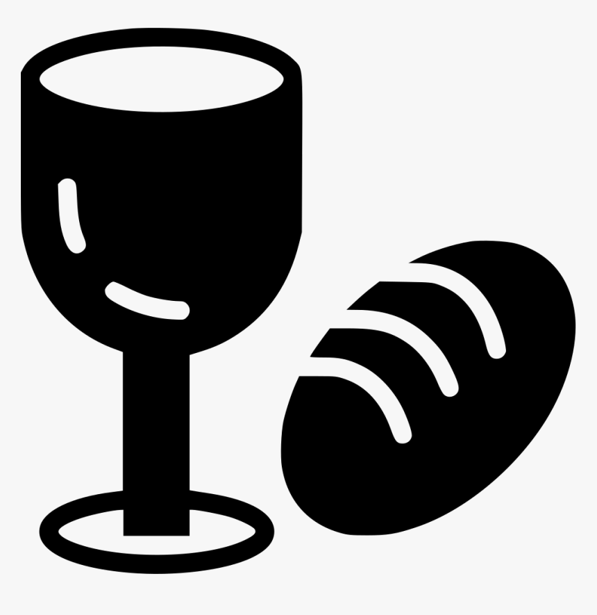 Wine And Bread - Bread And Wine Icon, HD Png Download, Free Download