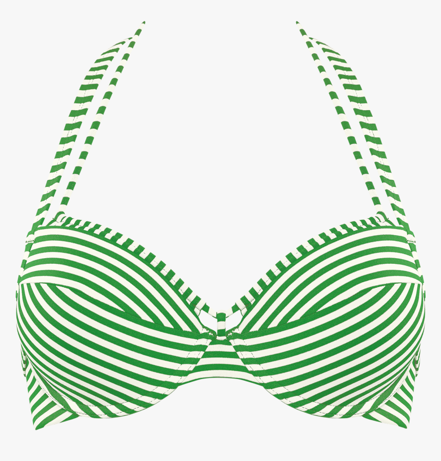 Holi Vintage Push Up Bikini Top - Marlies Dekkers Bikini Groen Wit, HD Png Download, Free Download