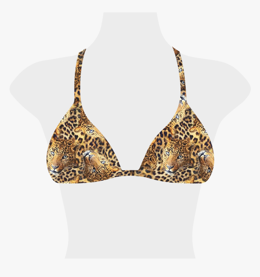Golden Cheetah Dallas Bikini Top , Png Download - Brassiere, Transparent Png, Free Download