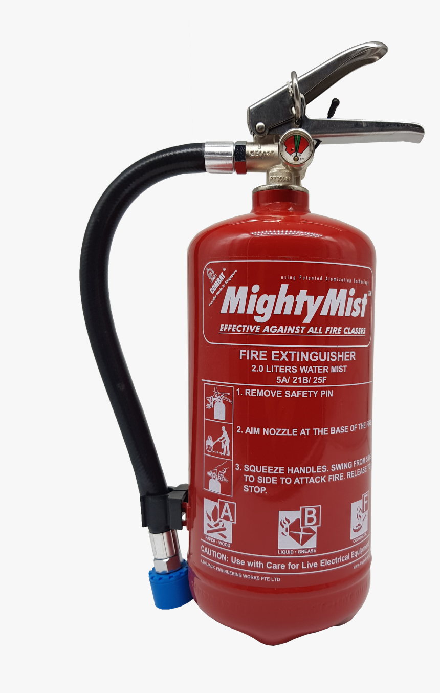 Newly Launch Watermist Fire Extinguisher Combat Png - Fire Extinguisher, Transparent Png, Free Download