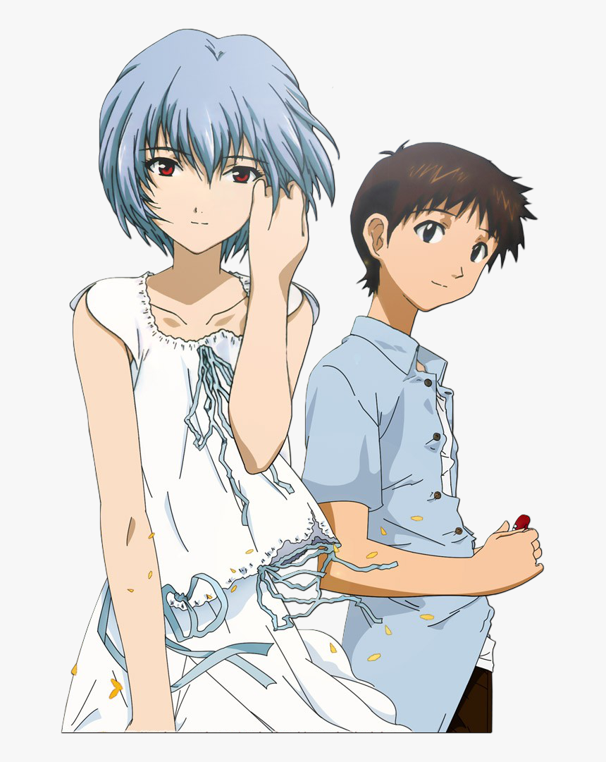 Rei Ayanami & Shinji Ikari Photo - Ayanami Rei E Ikari Shinji, HD Png Download, Free Download