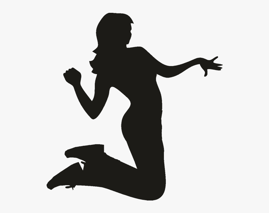 Dance Party Silhouette - Dancing Silhouettes, HD Png Download, Free Download