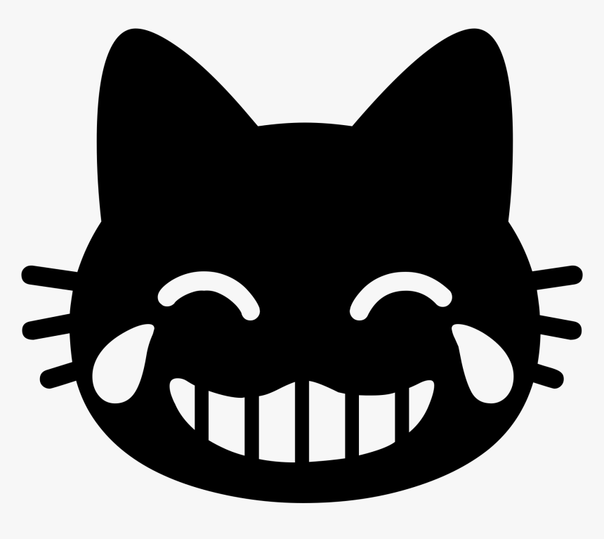 Cat Laughing Crying Emoji, Png Download - Cartoon, Transparent Png, Free Download