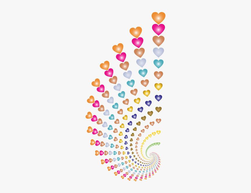 Hearts Swirl Design - Remolino De Corazones Png, Transparent Png, Free Download