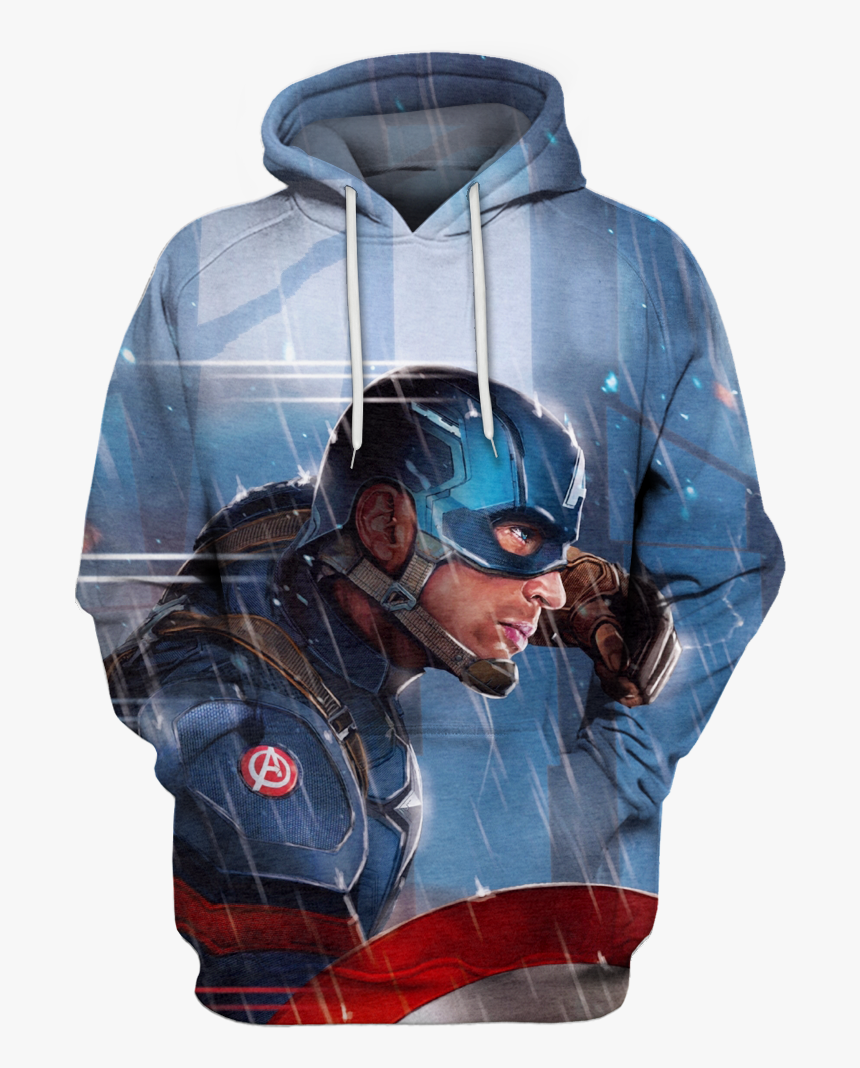 Captain America The Avenger Movie Hoodie 3d - Captain America Official, HD Png Download, Free Download