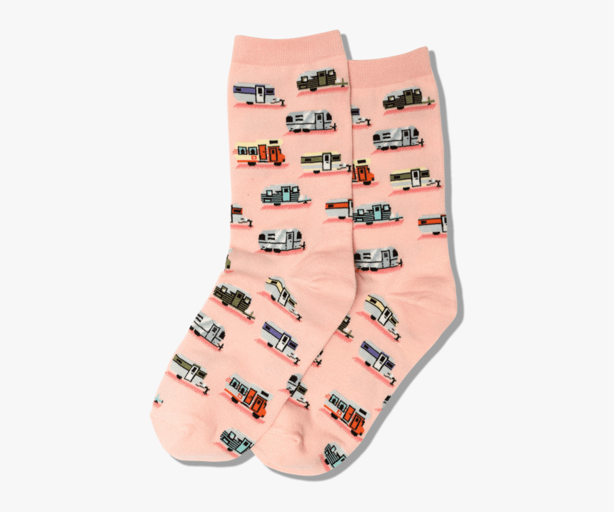 Women"s Campers Crew Socks"
 Class="slick Lazy Image - Sock, HD Png Download, Free Download
