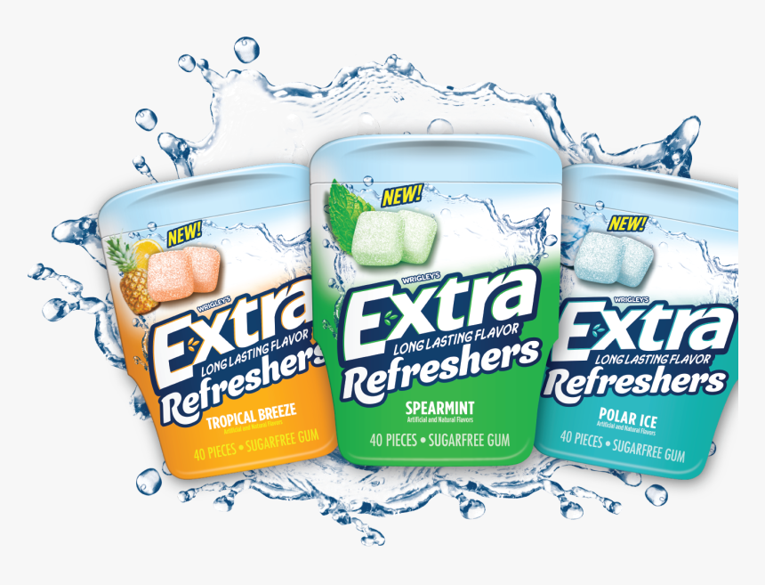 Extra Refreshers Bluedog Design - Extra Gum, HD Png Download, Free Download