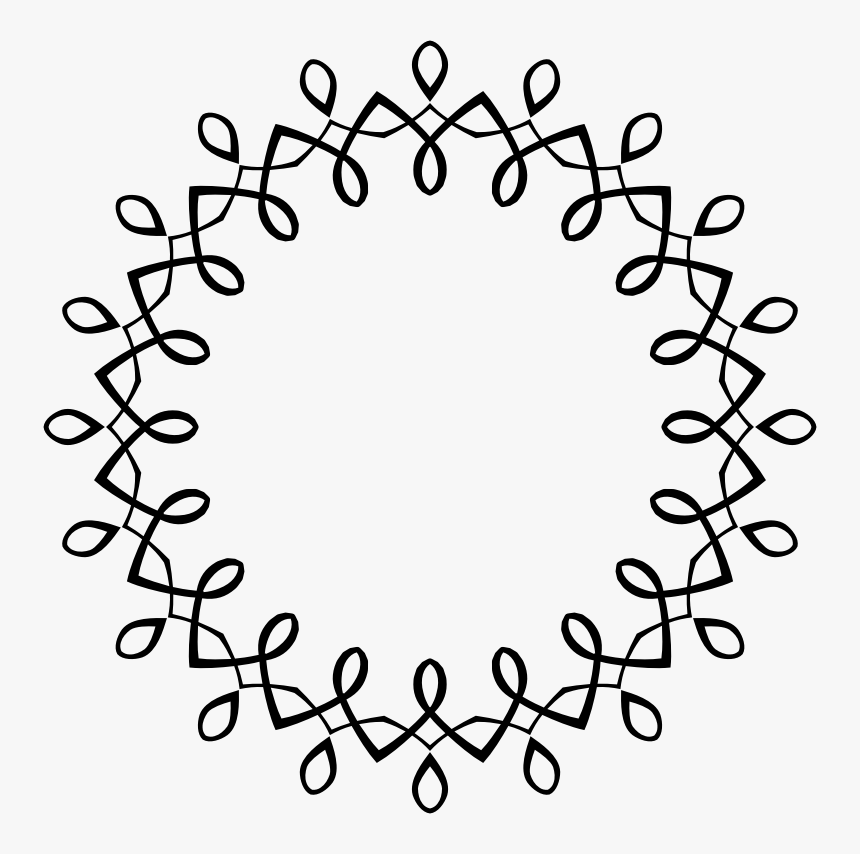 Abstract Circular Frame Line Art - Wheels 17x9 Jnc 031, HD Png Download, Free Download