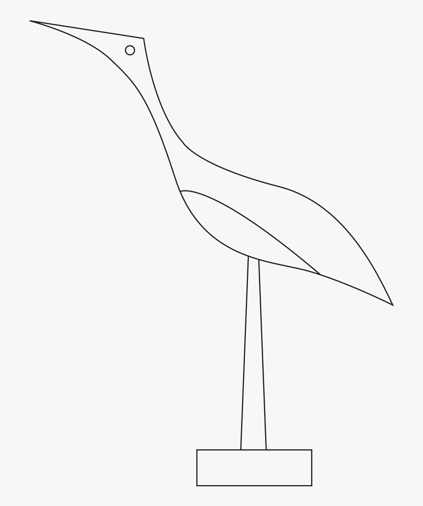 Beak Bird Tall Heron Illustration - Crane, HD Png Download, Free Download
