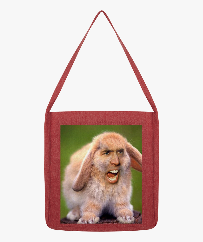 Nicolas Cage"s Face On A Rabbit ﻿classic Tote Bag"
 - Nicolas Cage Meme, HD Png Download, Free Download