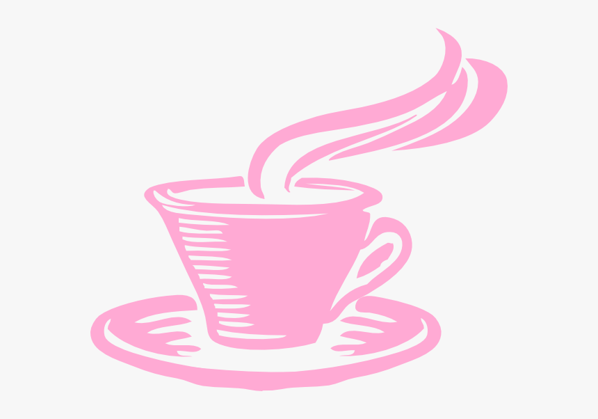 Transparent Coffee Cup Clip Art - Coffee Mug Clipart Pink, HD Png Download, Free Download