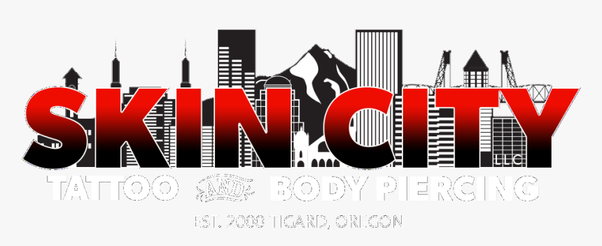 Skin City Tattoo Web Site Image - Graphic Design, HD Png Download, Free Download