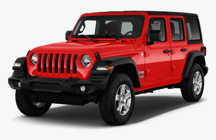 2019 Jeep Wrangler Red 4 Door, HD Png Download, Free Download