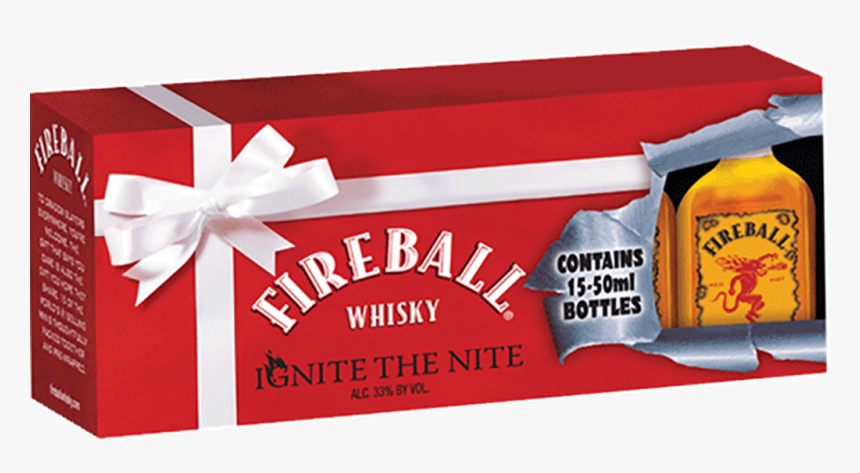 Fireball 15x50ml Holiday Pack 15 X 50 Ml - Fireball Holiday Gift Pack, HD Png Download, Free Download