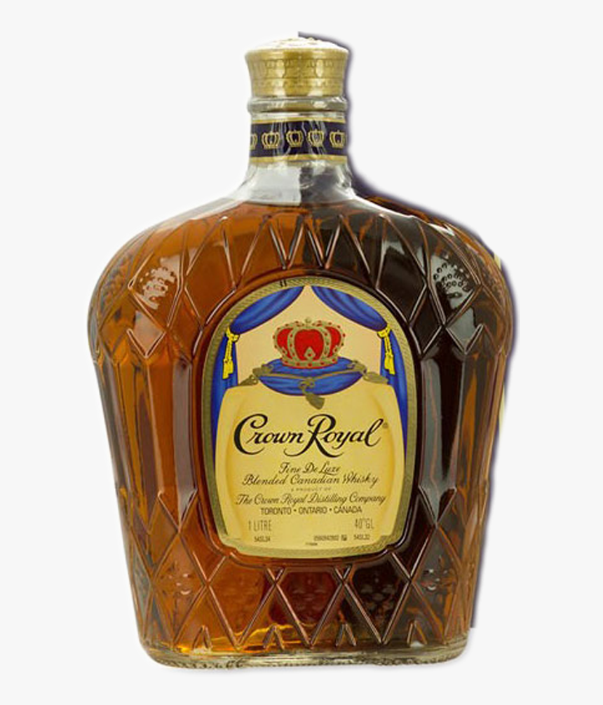 Crown Royal Whisky Ltr - Bottle, HD Png Download, Free Download