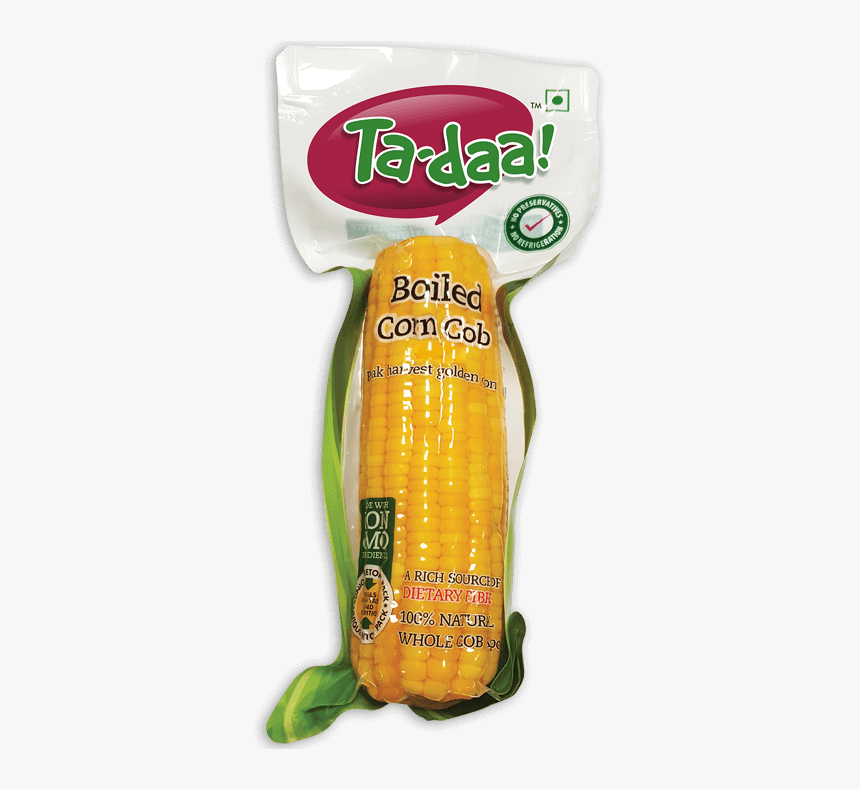 Tadaa - Sweet Boiled Corn Cob Tadaa, HD Png Download, Free Download