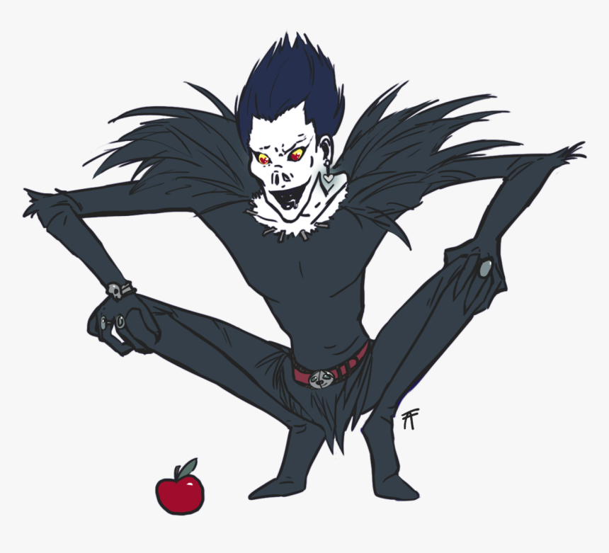 Emoji Challenge E And The Character Is Ryuk Png Ryuk - Cartoon, Transparent Png, Free Download