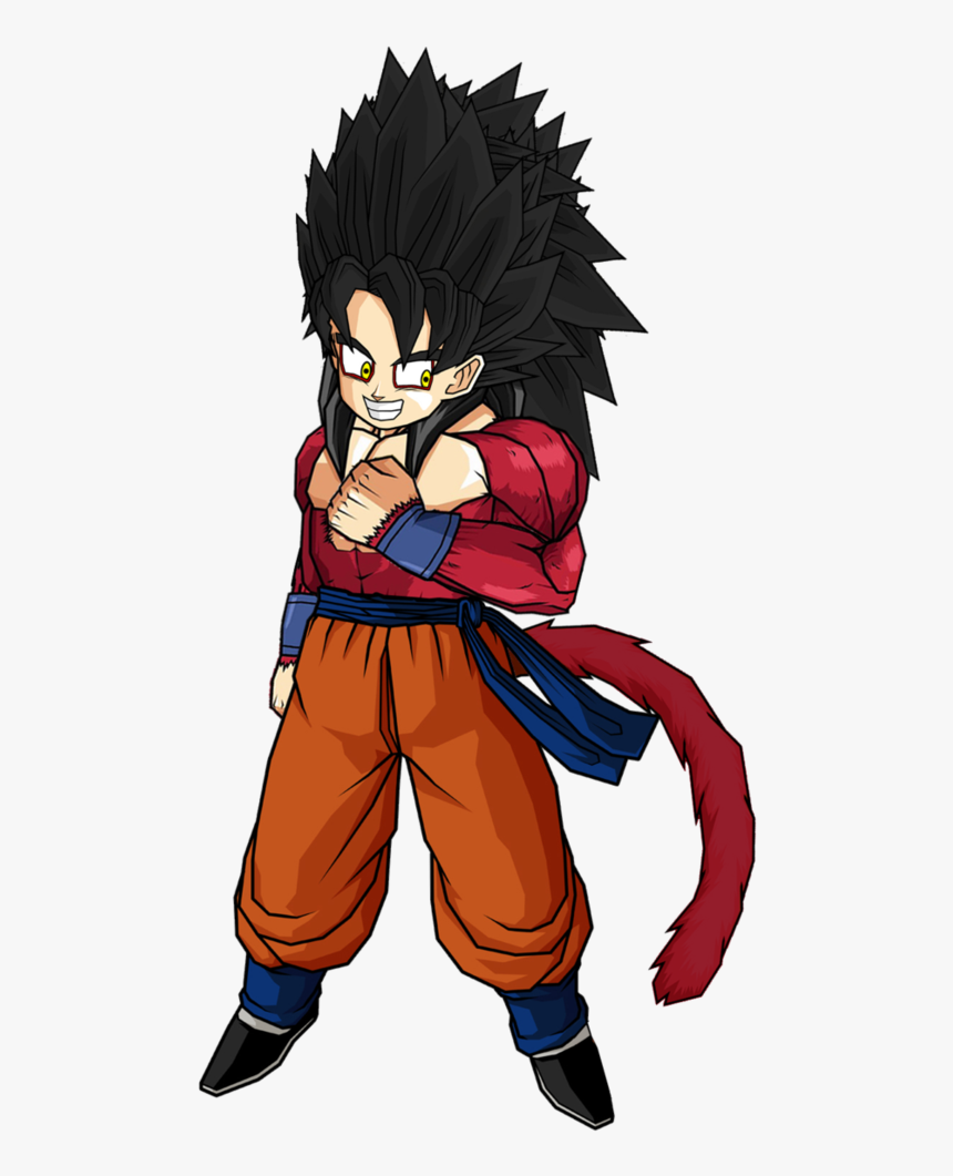 Dragon Ball Gt Goten Ssj1 - Super Saiyan 4 Kid Goten, HD Png Download, Free Download