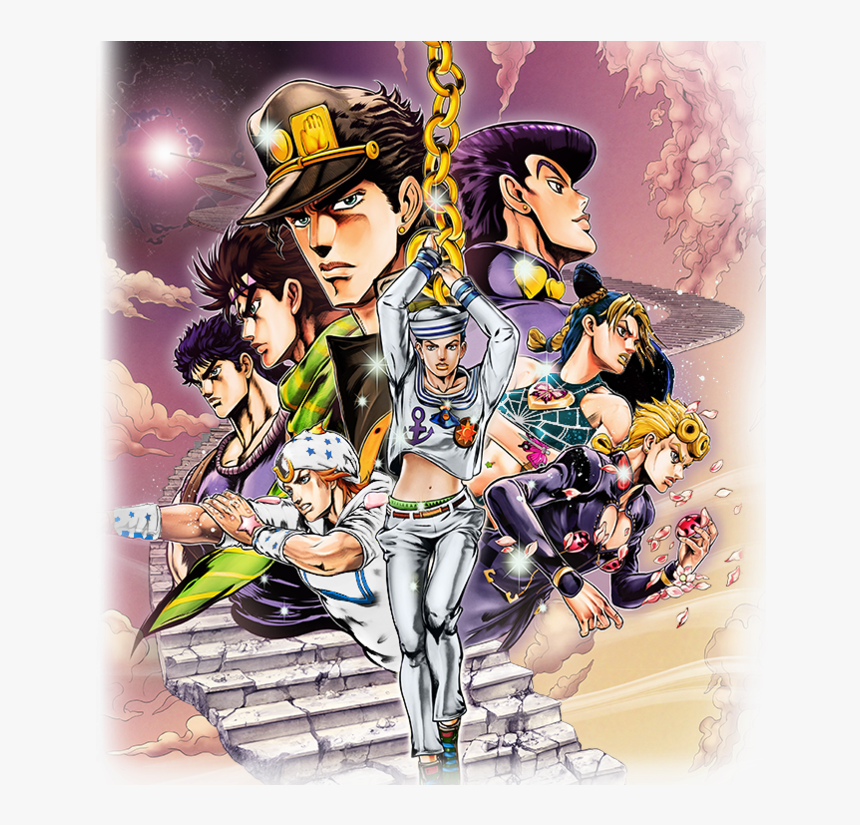 #jjba #jojosbizarreadventure #jojobros #teamjojo #jonathanjoestar - Jojo All Jojos Poster, HD Png Download, Free Download