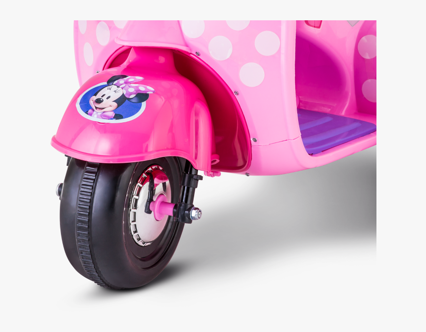 Transparent Mini Mouse Png - Disney Minnie Mouse Happy Helpers Scooter With Sidecar, Png Download, Free Download