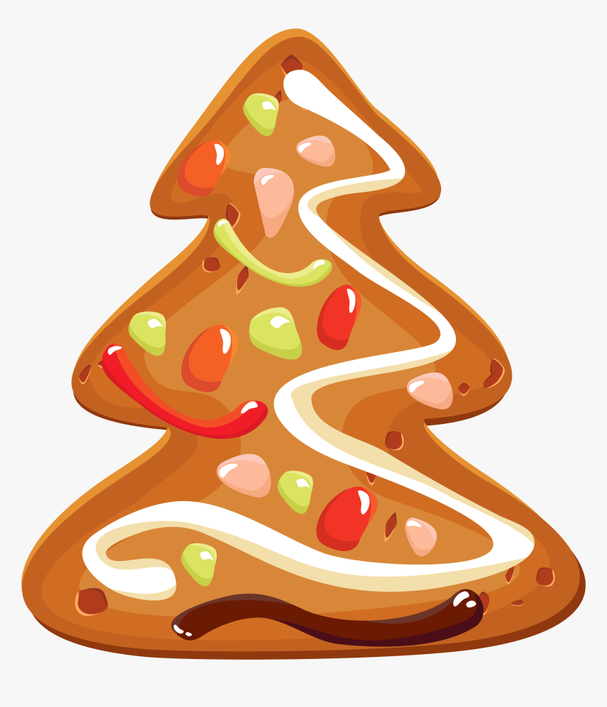 Christmas Tree Cookie Png Clipart Image - Christmas Cookie Clipart, Transparent Png, Free Download