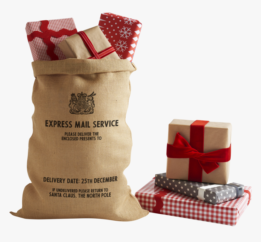 Personalize At Home Burlap Santa Sack"
 Data-zoom="//cdn - Sac Harrow & Green, HD Png Download, Free Download