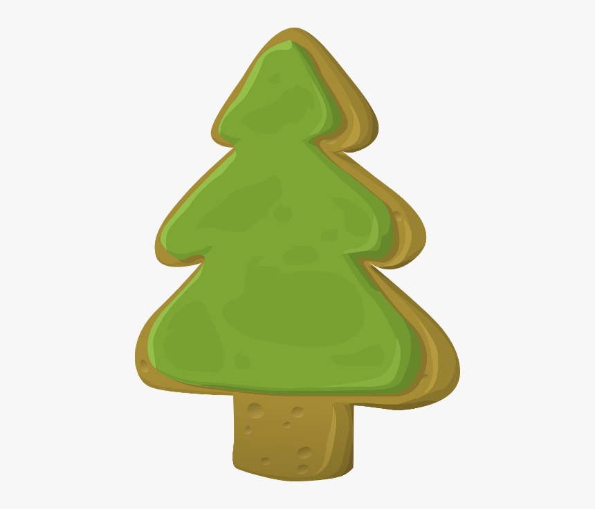 Christmas Cookie - Christmas Tree Cookie Png, Transparent Png, Free Download