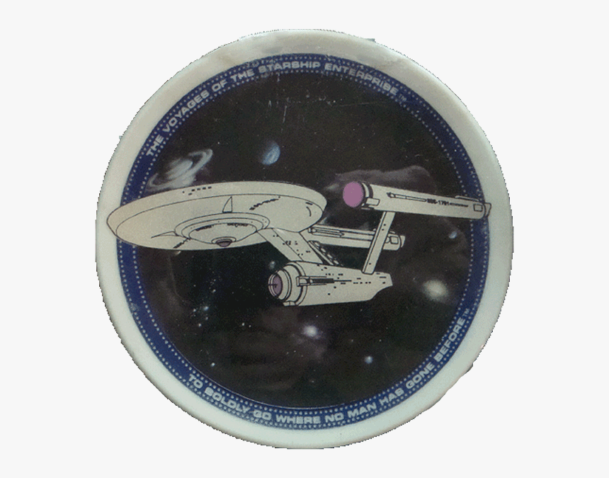 Original Starship Enterprise Mini Collector"s Plate - Circle, HD Png Download, Free Download