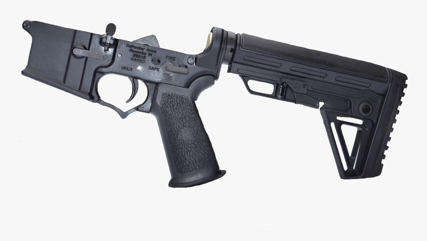 Saltwater Arms Ar-15 Complete Standard Lower - Assault Rifle, HD Png Download, Free Download