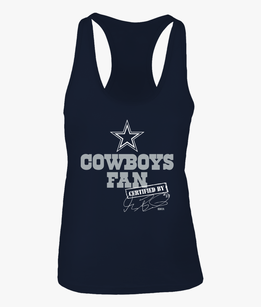 Dallas Cowboys Fanatic Certified By Dez Bryant - Active Tank, HD Png Download, Free Download