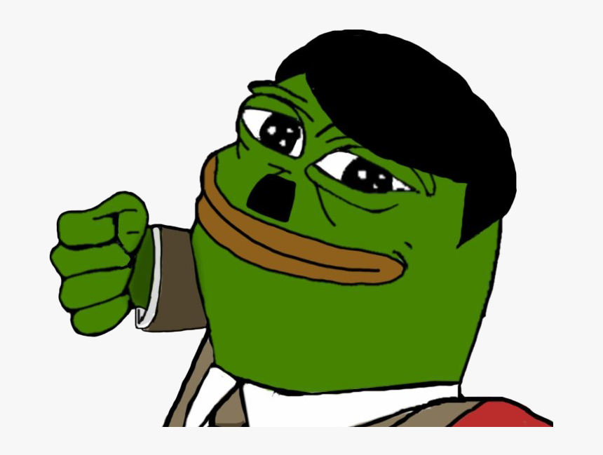 Sad Pepe The Frog Meme Png Transparent Image - Pepe The Frog As Hitler, Png Download, Free Download