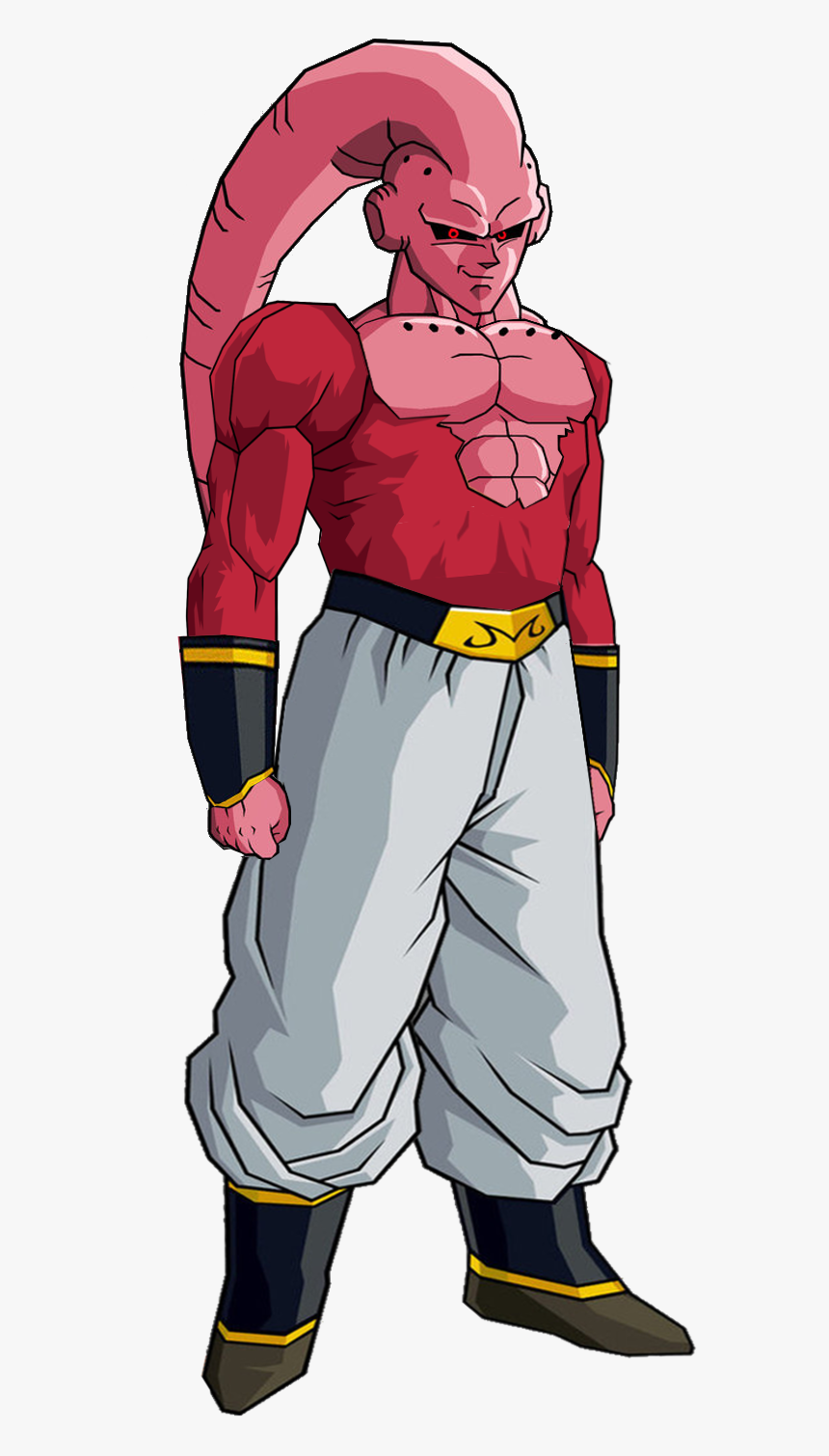 Majin Buu Goku Ssj4 Abs By Robertovile-d4n62h8 , Png - Goku And Majin Buu Fusion, Transparent Png, Free Download